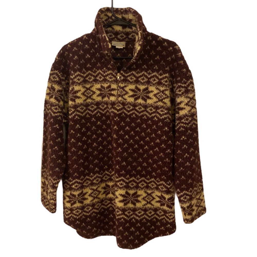 Best United Garment Patterned Quarter Zip Pullover